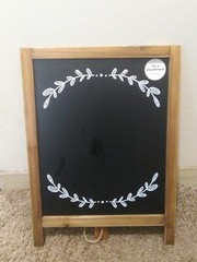 His & Hers-Wedding Sign-Blank Chalkboard-Create Your Own Message