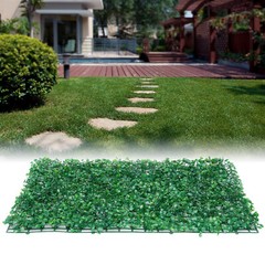 12 Pack Artificial Boxwood Wall Hedge Mat PE Privacy Fence Grass Panels 40*60cm