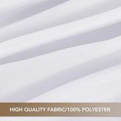 Table Cloths Rectangle, 8 Pack Tablecoths 8 Pack 54×108 Inch, Rectangle White