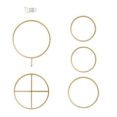 5 feet Metal HOOPS Pillar Stand BACKDROP DECORATION Wedding Party Home Supplies