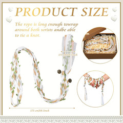 Handfasting Cord for Wedding, Wedding Lasso for Ceremony. Rustic Lasso Lazos Cor