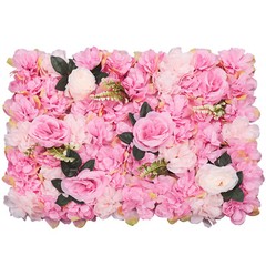12* Artificial Rose & Dahlia Flower Wall Panels Bouquet Wedding Party Home Decor