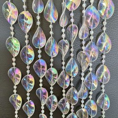 Bead Curtain Wedding Party Decor Stage Tree Bead Chain Chandelier Crystal String