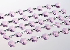 1 Yard Crystal 14mm Octagon Beads Diamond Garland Glass Wedding Chandelier Parts
