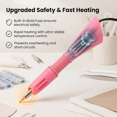 Fabric Rhinestone Setter Kit with 10000 Pieces Glass Rhinestones and Pearls