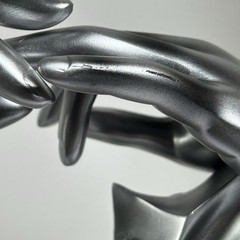 Bond of Marriage With This Ring Silver – Wedding Gift Sculpture Anniversary