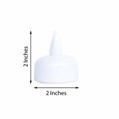 12 pcs White LED Battery Operated Floating Tealight Candles Lights Party Sale