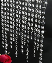 330FT Octagonal 14mm Bead Acrylic Garland DIY Curtain Chains Home Wedding Decor