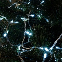 kemooie 500 LED White Christmas Lights, 164 FT 8 Lighting Modes Christmas Fai…