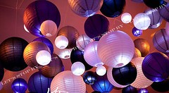 6 Purple 12″ Paper Chinese Lantern Lamp Shade Wedding Party Decoration Supplies