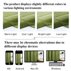 StangH Velvet Drapes Grass Green – Heavy Velvet Blackout Curtain Panels Rod P…