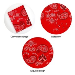 PHOGARY 2 Pieces Western Party Tablecloth, Bandana Cowboy Themed Disposable T…