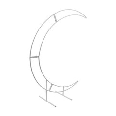 Large Crescent Wedding Balloon 7ft Moon Backdrop Stand Metal Arch Frame Wedding