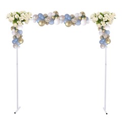 Square Arch Backdrop 2m × 2m White Galvanized Iron Wedding Party Stand