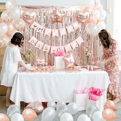 225 PC Rose Gold Birthday Party Decorations Kit for Girls, Teens, Women – Hap…