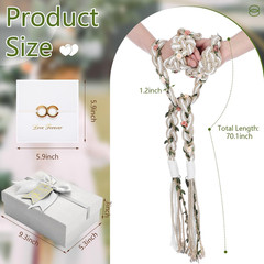 Rustic Wedding Handfasting Cord for Traditional Ceremony and Catholic Blessings