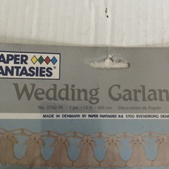 2 Nos 12ft Paper Fantasies Pink Bell Wedding Garland