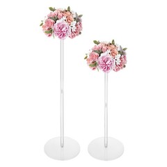 10pcs Acrylic Flower Vase Flowers Stand for Party Dessert Tables Decorations