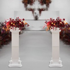 4pcs Roman Pillar Flowerpot Holder Wedding Column Landscape Venue Decor