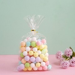 100 Clear 6″x10″ Cellophane Treat Bags Twist Ties Wedding Party Events Favors