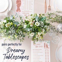 PRESTIGE Bridal 10.2 inches x 8.1 x 0.5 inches, 50 Set + Mimosa Bar