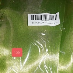 Sage Green Satin Sashes ~ appoximately 6″ x 108″ ~ Lot of 138 ~ ranjacuj