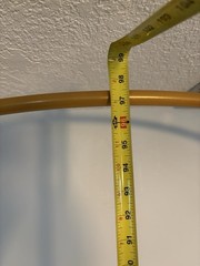 2.5m Gold Metal Tube Wedding/Celebration Circle Arch