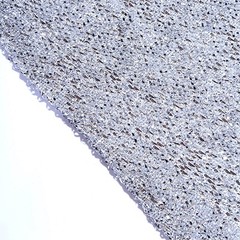 8ft SILVER Shimmer Fitted Spandex Open Arch Double Sided Backdrop STAND COVER