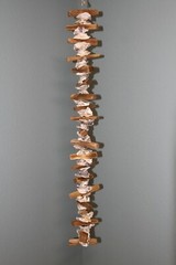 DIY Natural Beach Wedding Decor Driftwood Oyster Shells Garland, 33″+ G-83
