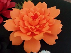 Paper Flowers Wedding Party Backdrop Nursery Shower Wall 10 Pieces Mixed Colors