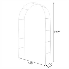 Metal Pergola Arbor Wedding Arch Assemble Freely Garden Arbor Bridal Party Decor