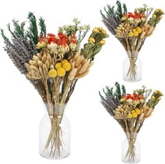 345 Pcs Lar Boho Dried Flower Bouquet Wedding Dry Flowers Decor