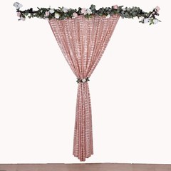 8×8 feet Geometric Sequined Mesh Backdrop CURTAIN Panel Party Events Decorations