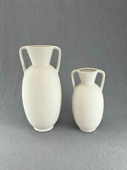 H9″ D4 1/2″ & H12 1/4″ D5 1/2″ Calcastle Craft Ceramic art vase 19591