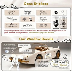 Just Married Banner, Magnets, Garland – 33 Pc