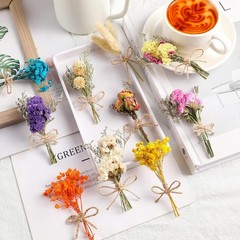 10 Pcs Mini Dried Flowers Bouquet Natural Gypsophila Don’t Fort Me Dried