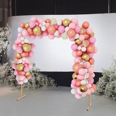 Large Balloon Arch Set Stand Base Frame Kit Birthday Wedding Party Decoration