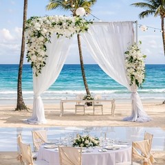 Pipe and Drape Backdrop Stand Heavy Duty Adjustable Backdrop 10x10ft Silver