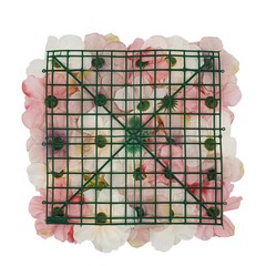12pcs Artificial Flower Wall Panel Artificial Flower Wall Backdrop 11.81*11.81in
