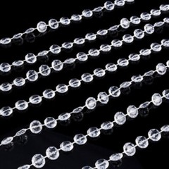 Garden Hot Clear Party Wedding Curtain Bead 33ft Garland Strand Room for acrylic