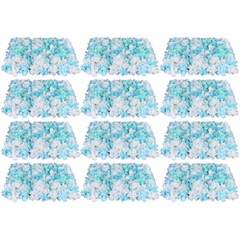 12PCS Wedding Valentine’s Backdrop Decor Artificial Silk Rose Flower Wall Panels