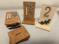 Various wedding signs Memorial, Gifts, Table Numbers 1-11, Bar, Wooden, Acrylic