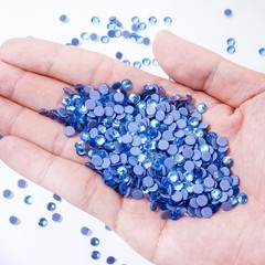 Hotfix Rhinestones Bulk, 14400PCS Light Blue Hot Fix Rhinestones for Clothes …