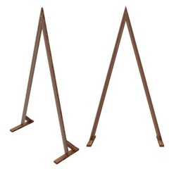 Ultra Tall Rustic Wood Wedding Arch Triangle Backdrop Stand Garden Arbor Decors