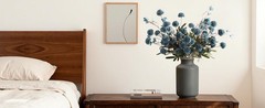 Fake Kiku Flowers, Faux Silk Pompon Mums Artificial Flowers,