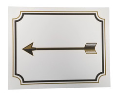 14 Piece Gold & Black Wedding Sign Set