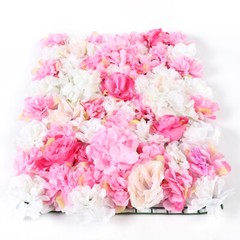 8xArtificial Rose Flower Wall Panel Artificial Silk Wedding Valentines Day Decor