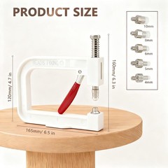 Pearl Setting Machine Hand Press Tools 2 Boxes White No Holes