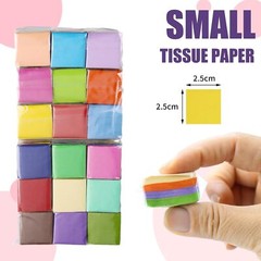 Jyongmer 10800 Pcs 1 Inch Tissue Paper Squares, 36 Assorted 1 Inch, 36 Colors