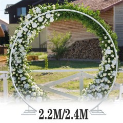 Huge Round Wedding Arch Frame Super Sturdy Circle Festival Background Arch Stand